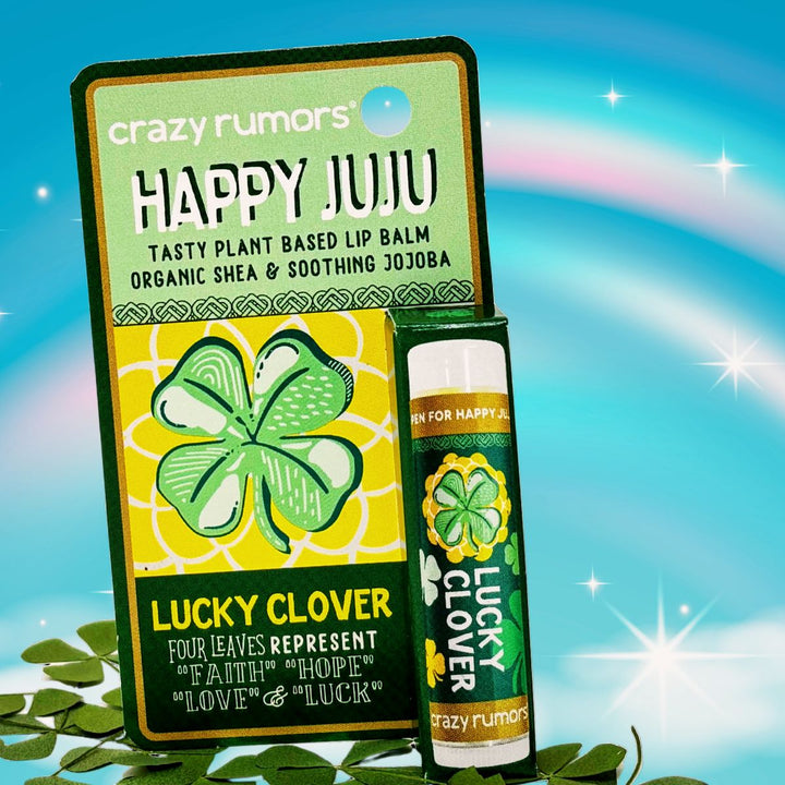 Lucky Clover - Happy Juju Lip Balm / Gift Hang Box