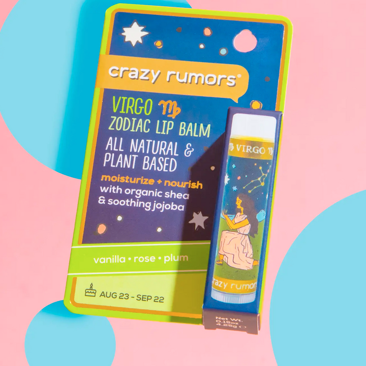 Virgo - Zodiac Lip Balm Hang Card Gift Box