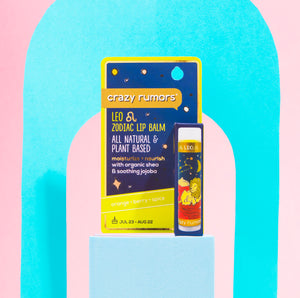 Leo - Zodiac Lip Balm Hang Card Gift Box
