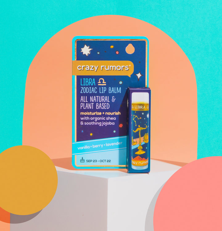 Libra - Zodiac Lip Balm Hang Card Gift Box