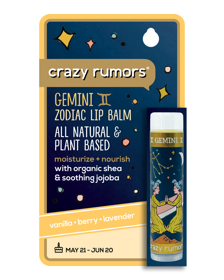 Gemini - Zodiac Lip Balm Hang Card Gift Box